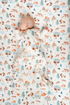Muslin Fitted Crib Sheet - Llama Adventures