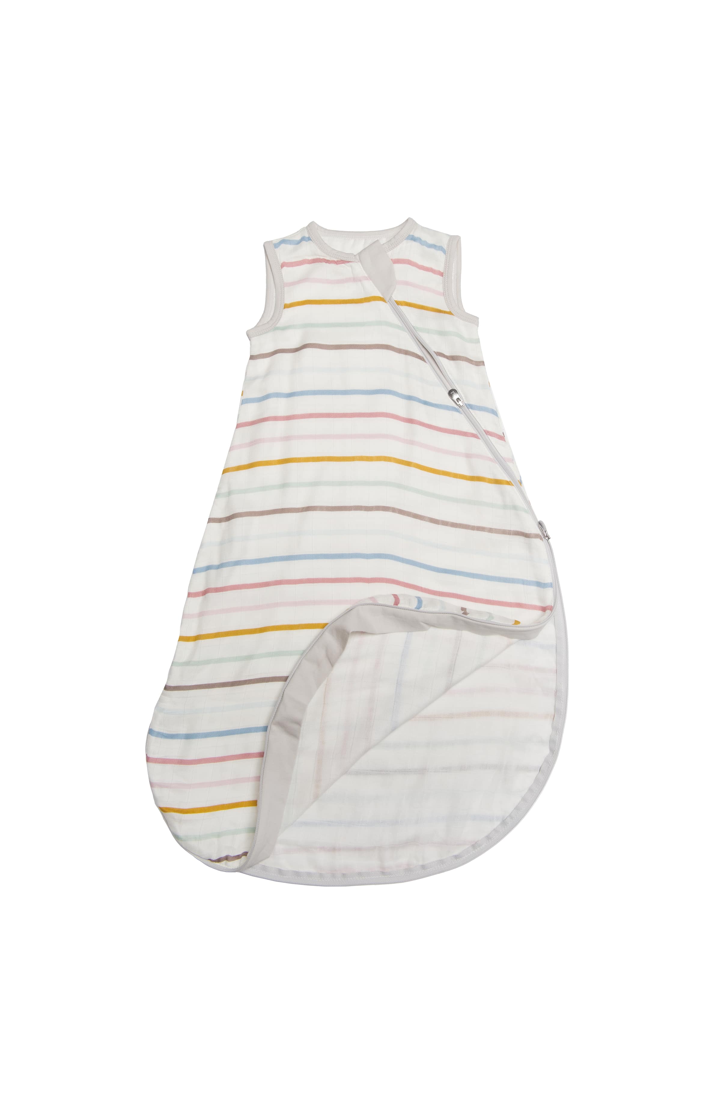 Muslin-Lightweight-Sleep-Bags-0.5-TOG-Pastel-Stripes-1