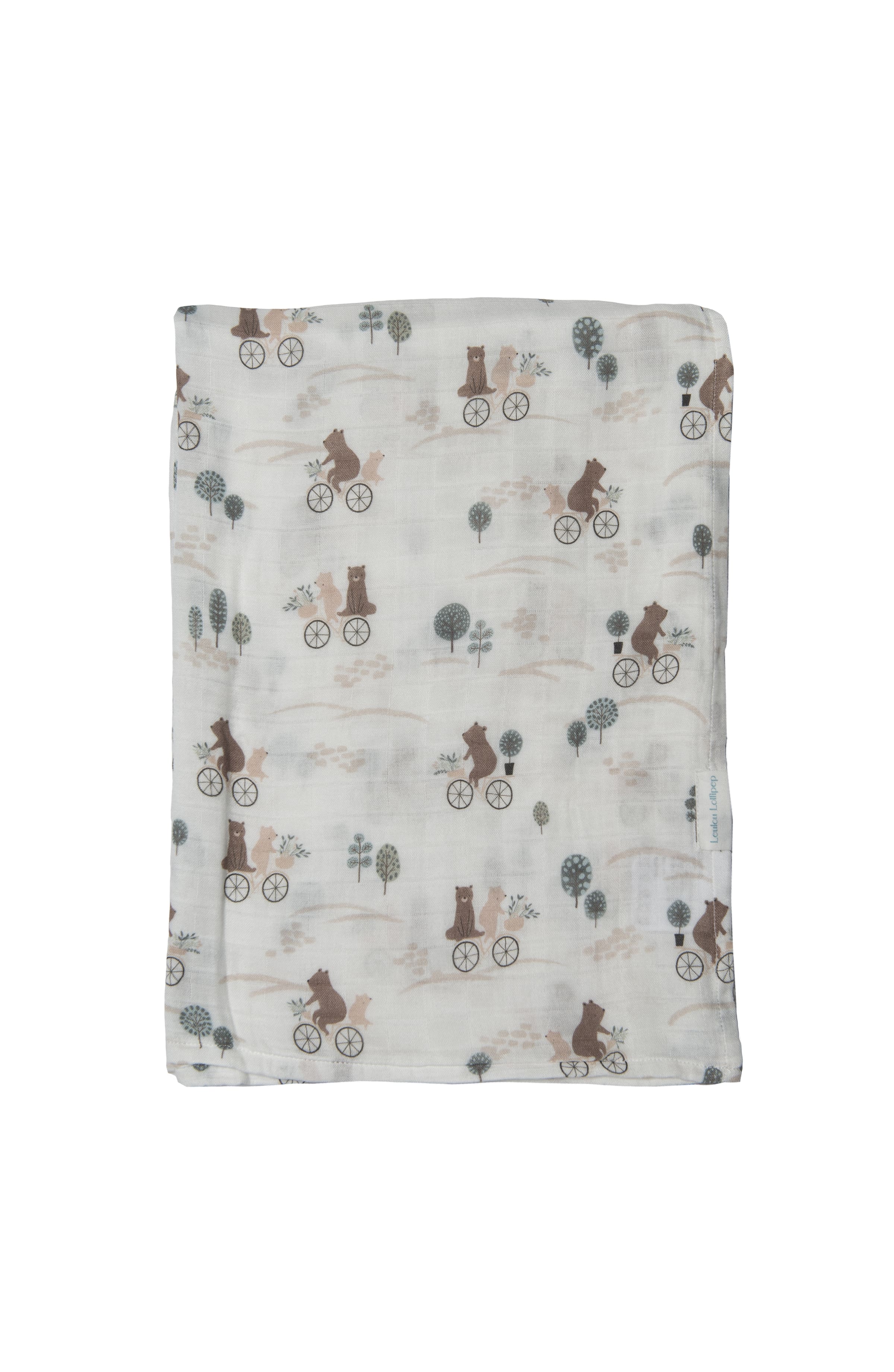 Muslin-Swaddle-Bears-on-Bikes-1