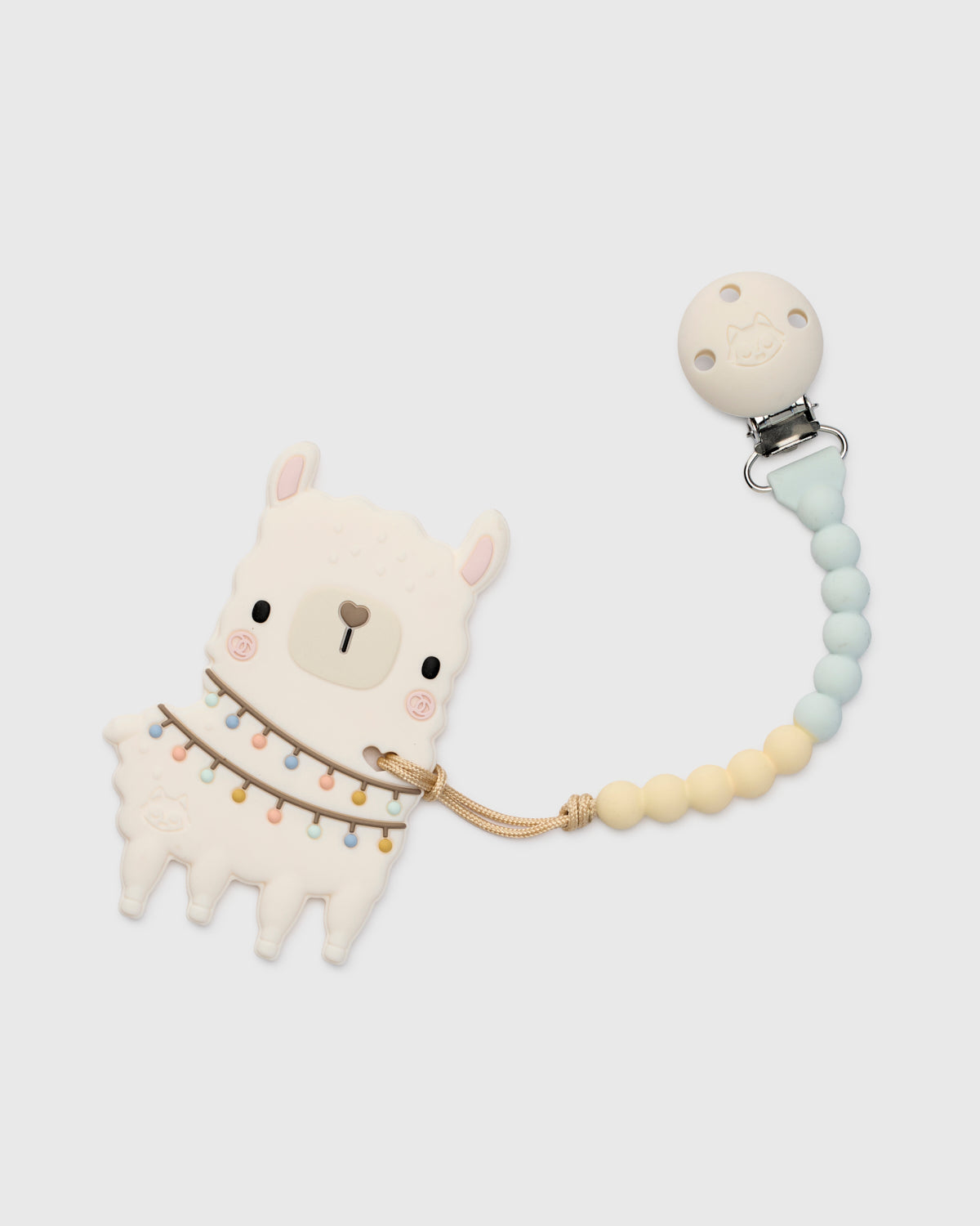 OneC™ Silicone Clip Teether Set - Lane Llama