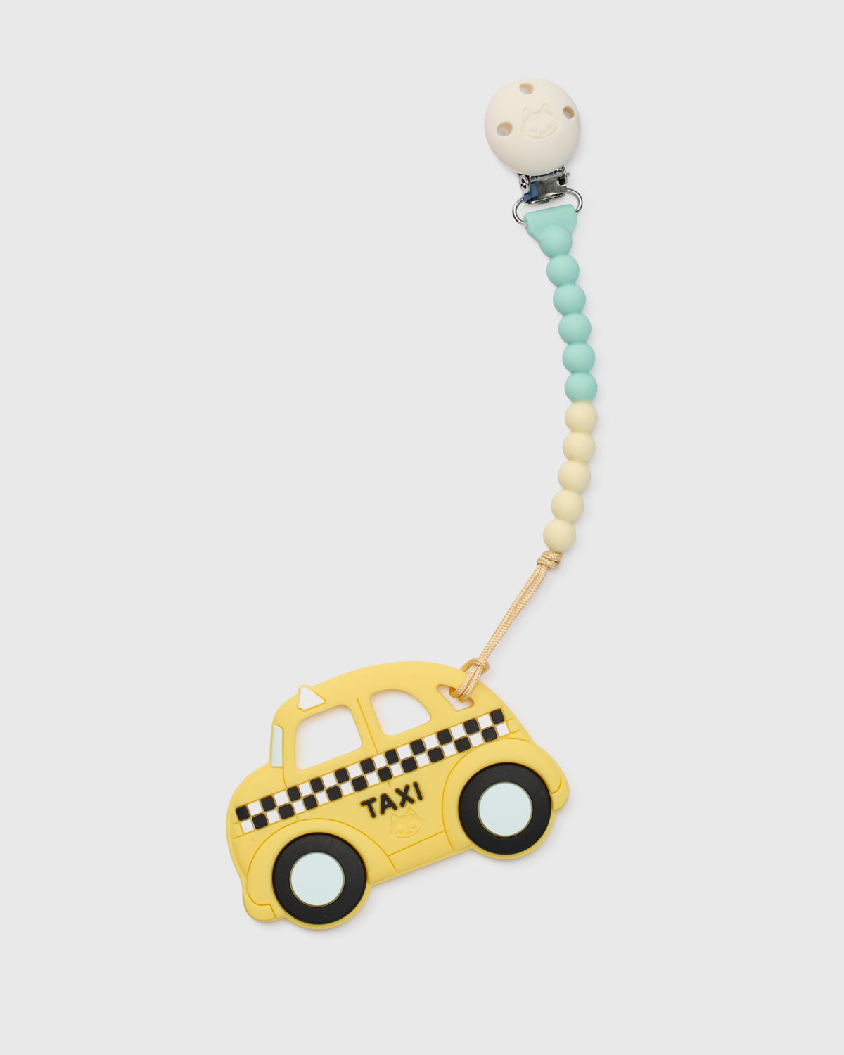 OneC™ Silicone Clip Teether Set - Yellow Taxi