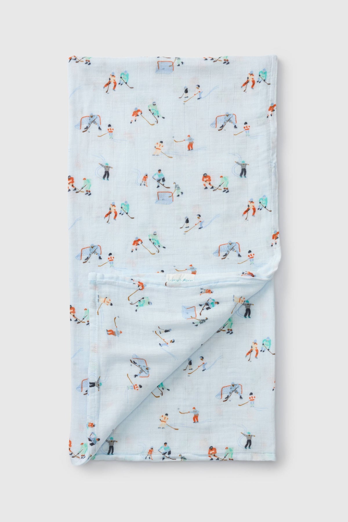 Loulou Lollipop Muslin Swaddle - Ice Hockey