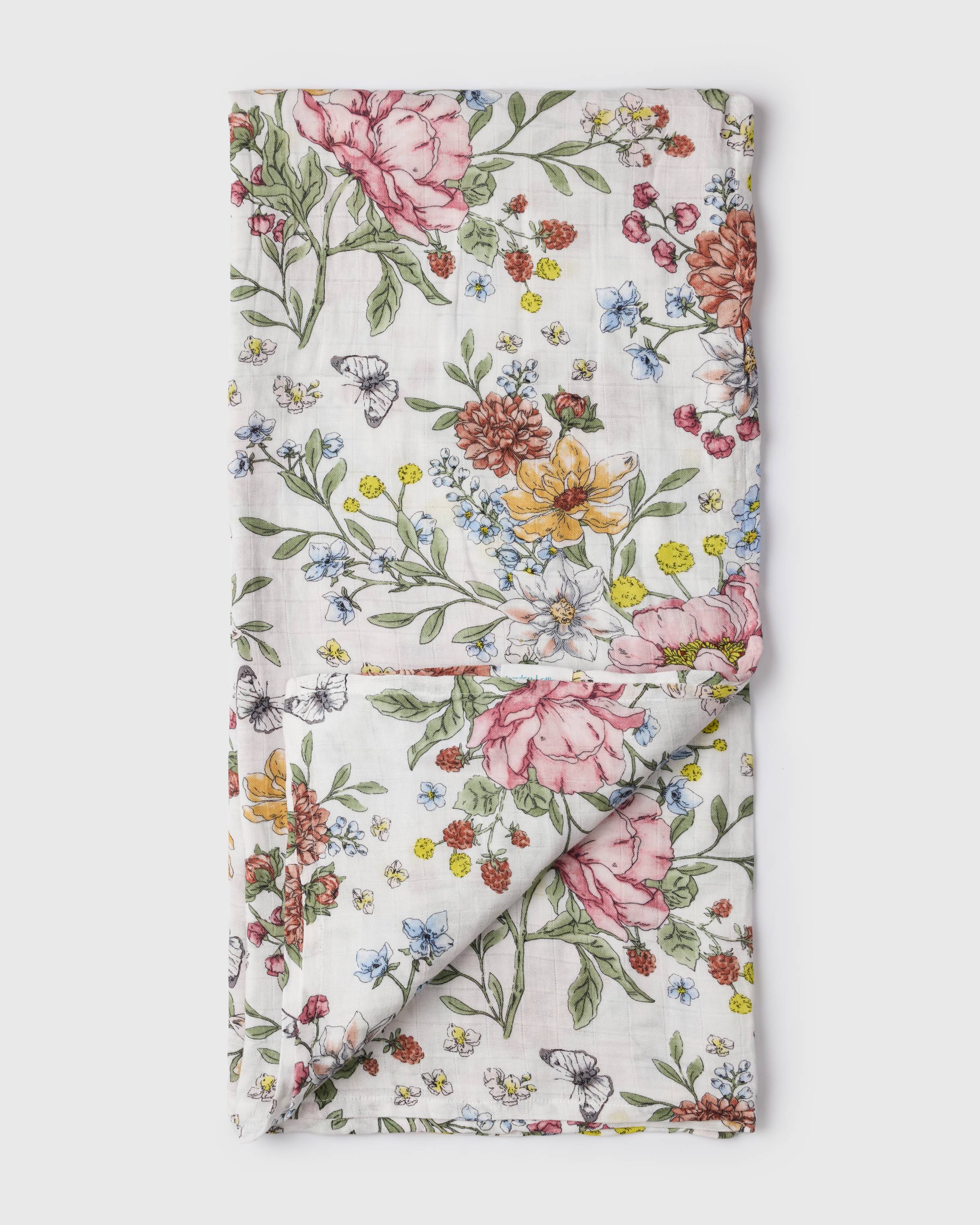 Muslin-Swaddle-Secret-Garden-2