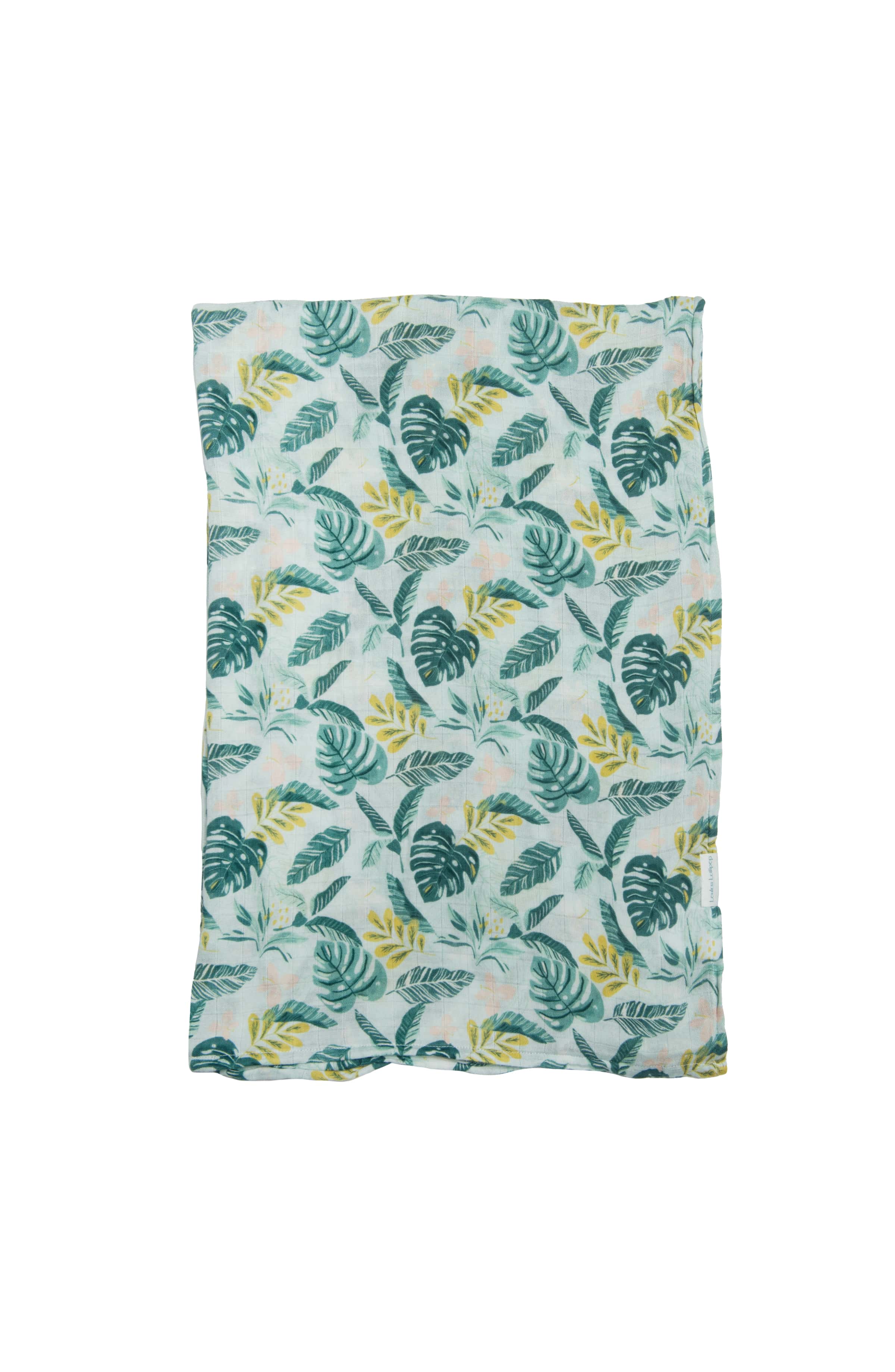 Muslin-Swaddle-Jungle-Leaves-1