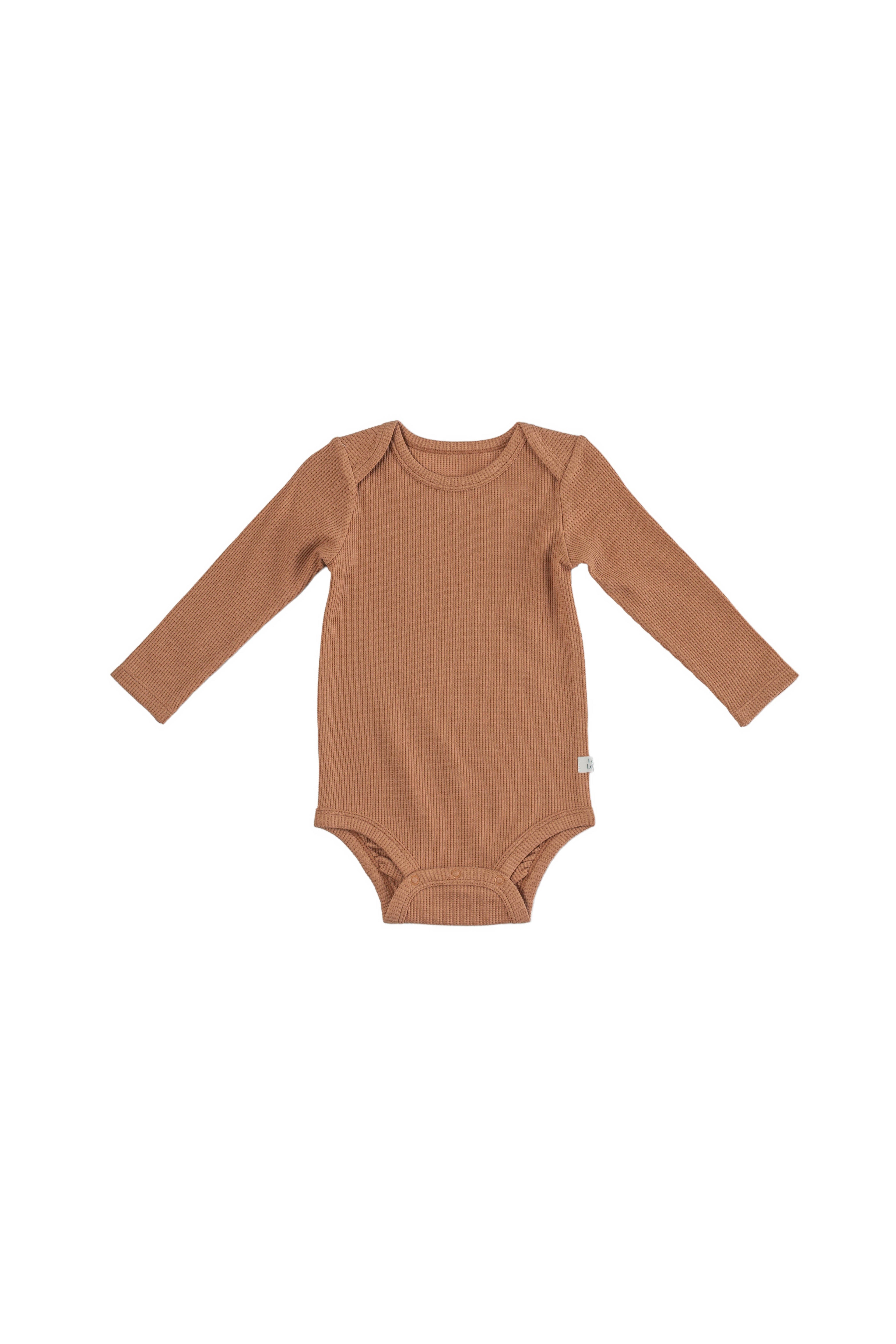 Waffle-Long-Sleeve-Bodysuit-Cinnamon-4