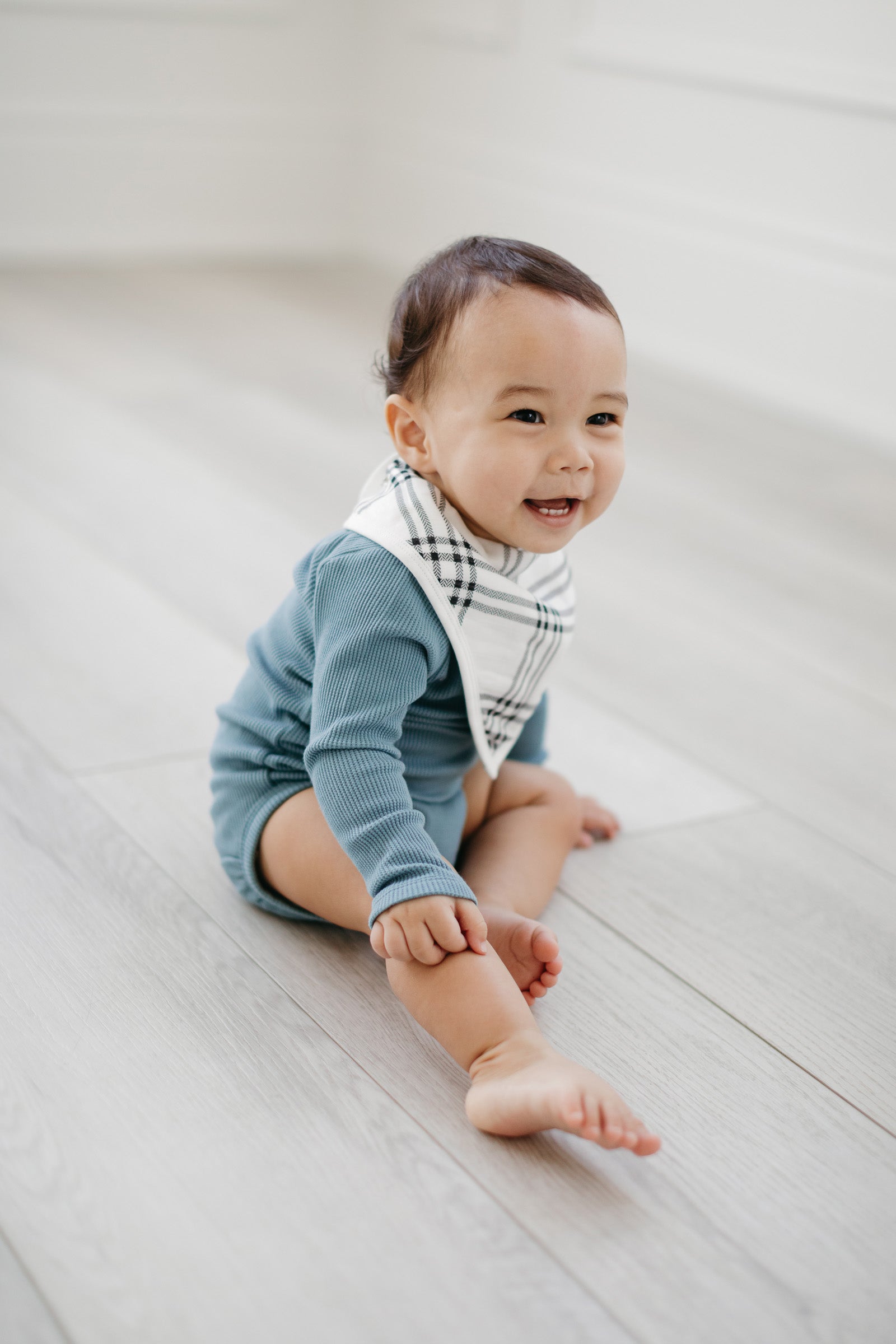 Waffle-Long-Sleeve-Bodysuit-Smoke-Blue-2